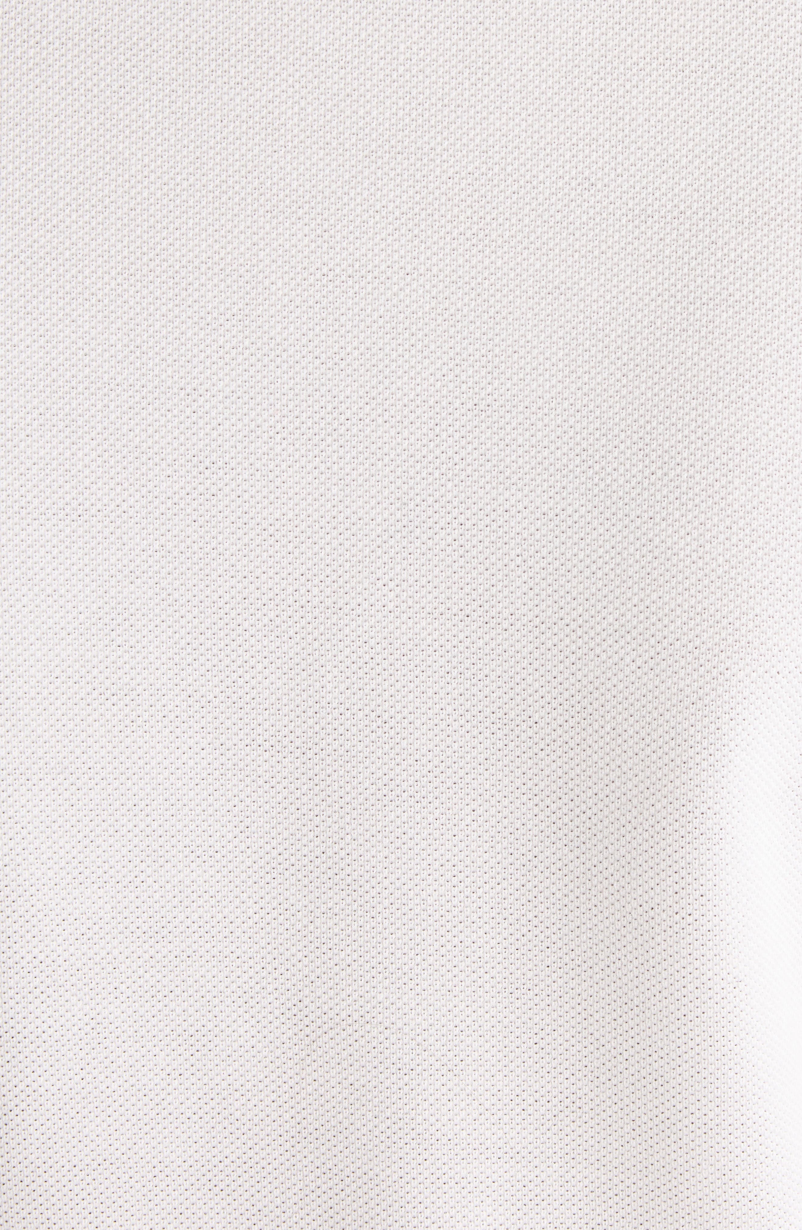 Courrèges Twist Crop Cotton Piqué Polo in Heritage White at Nordstrom - 5