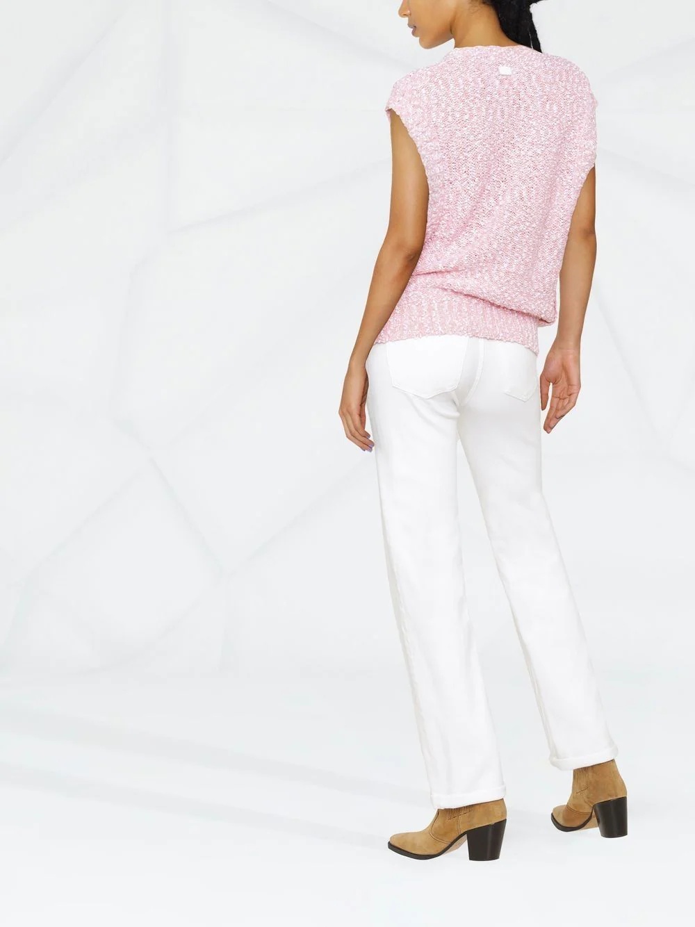 knitted bouclé top - 3