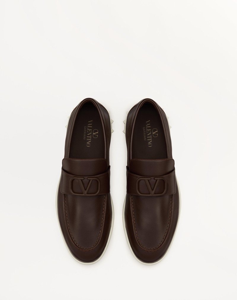 Valentino LEISURE FLOWS CALFSKIN LOAFER outlook