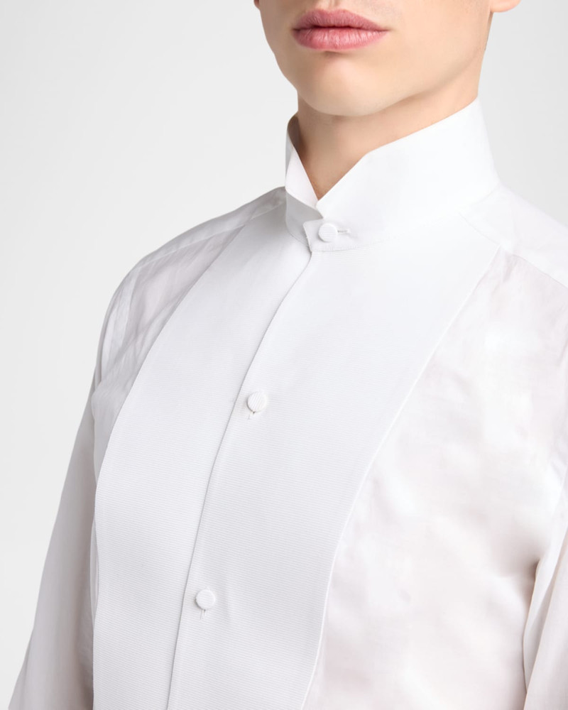 Men's Cocktail Voile Slim-Fit Dress Shirt 5