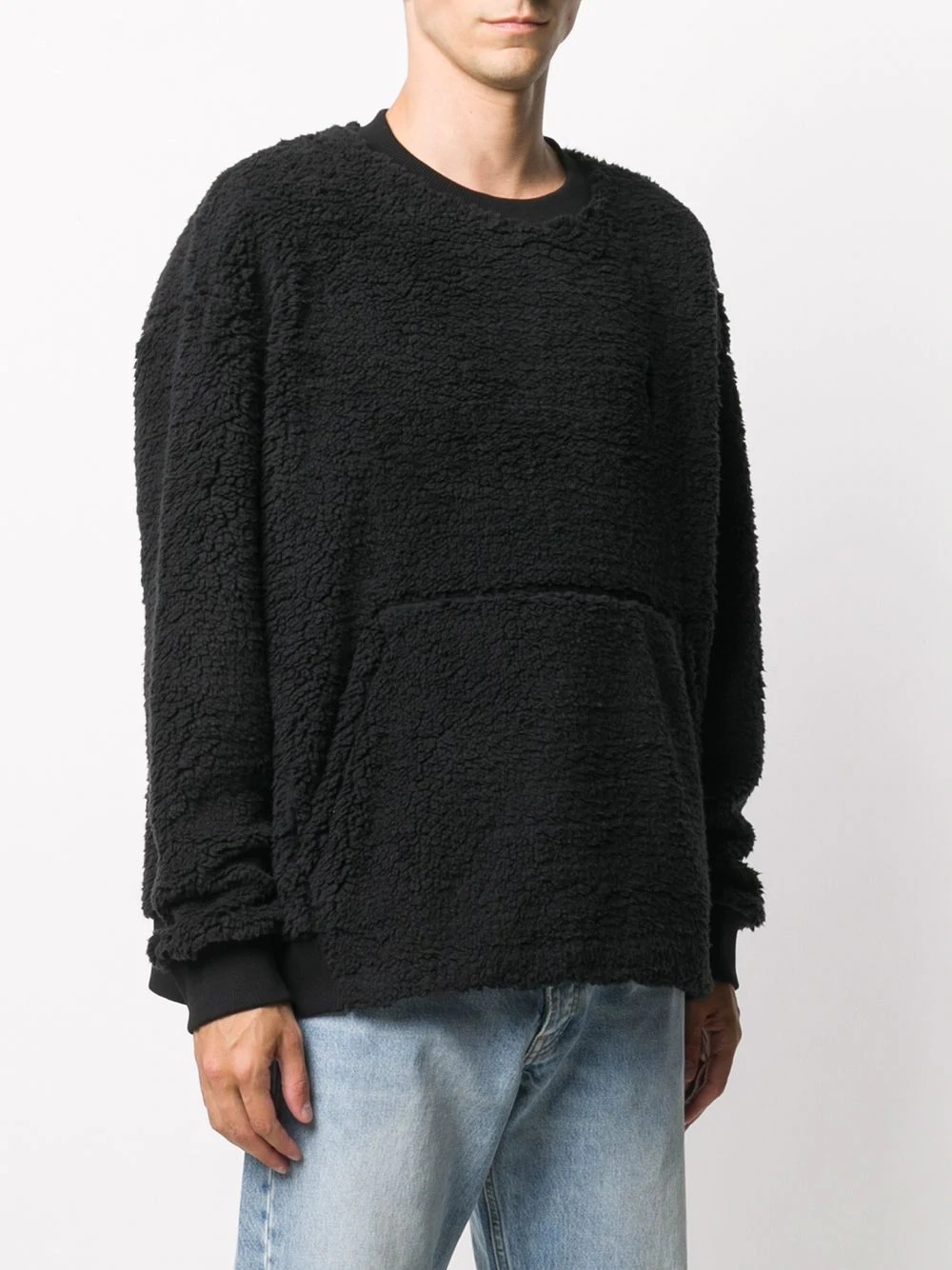 thick fleece sweatshirt - 3