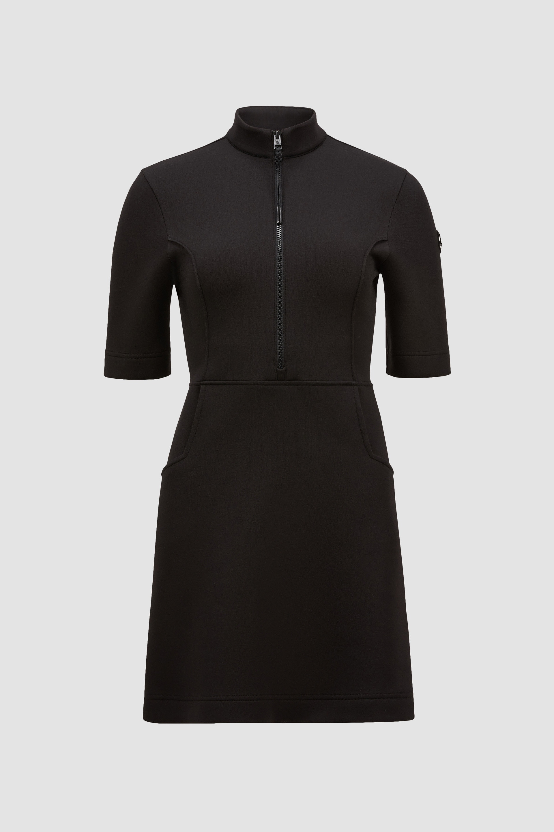 Year of the Snake Patch Neoprene Mini Dress - 1