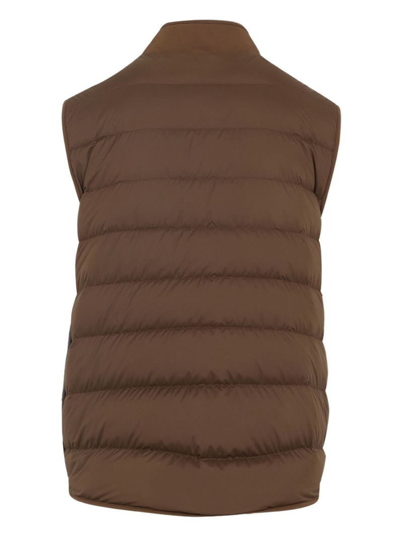 Moncler Karakai down gilet outlook
