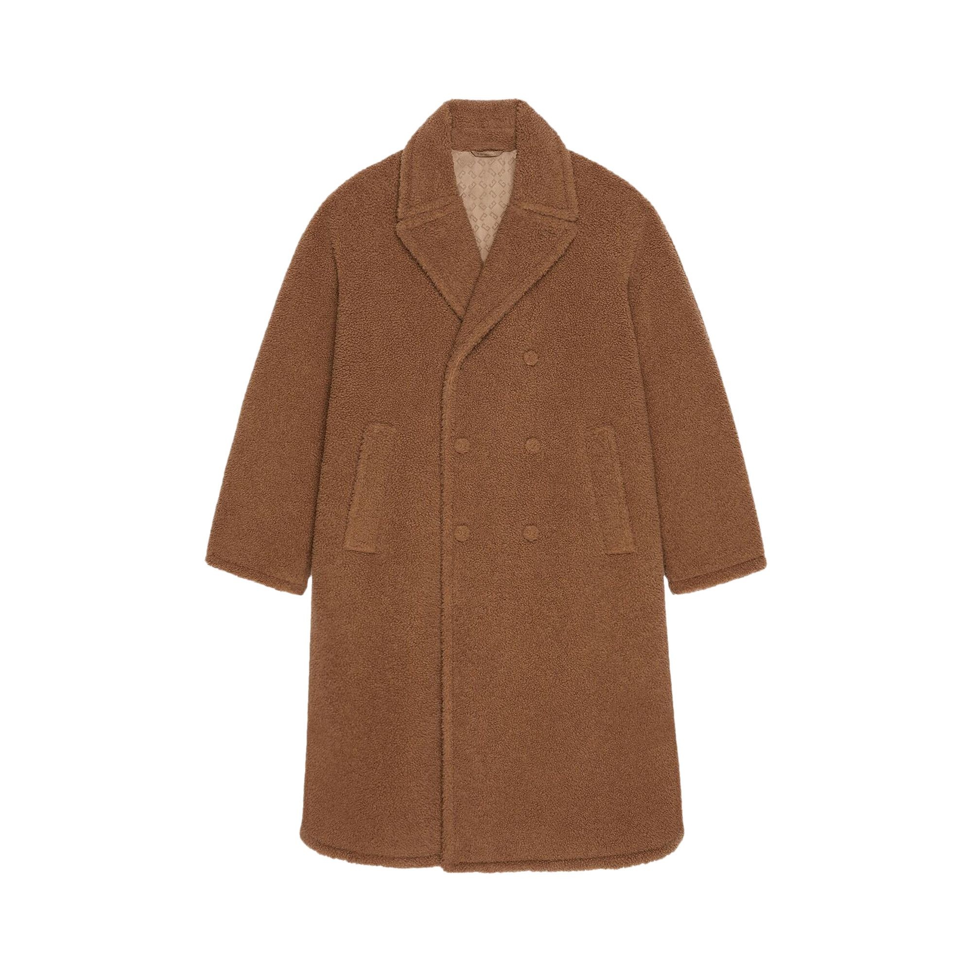 Givenchy Long Teddy Coat 'Camel' - 1