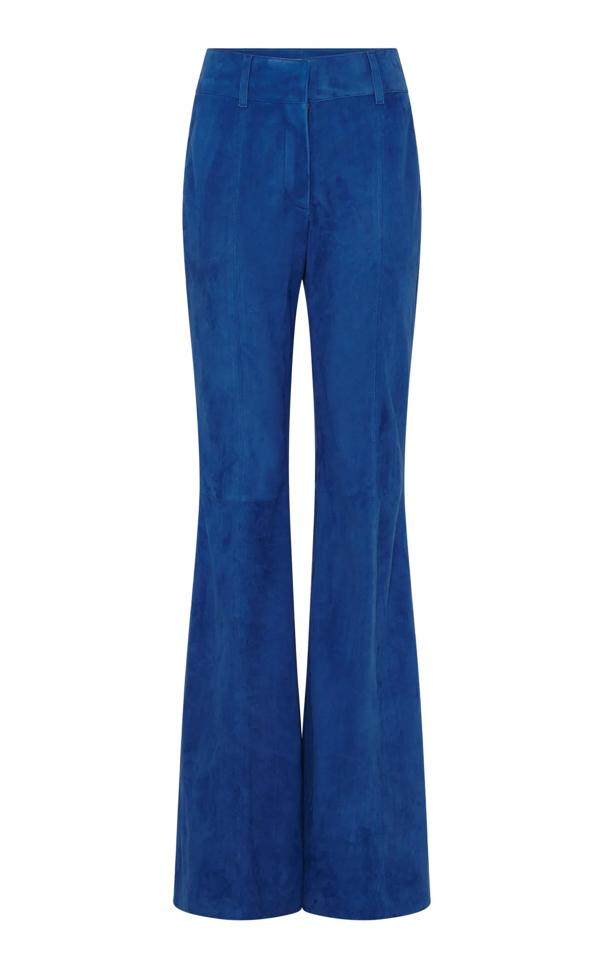 Rhein Flare Pant in Cobalt Suede - 1