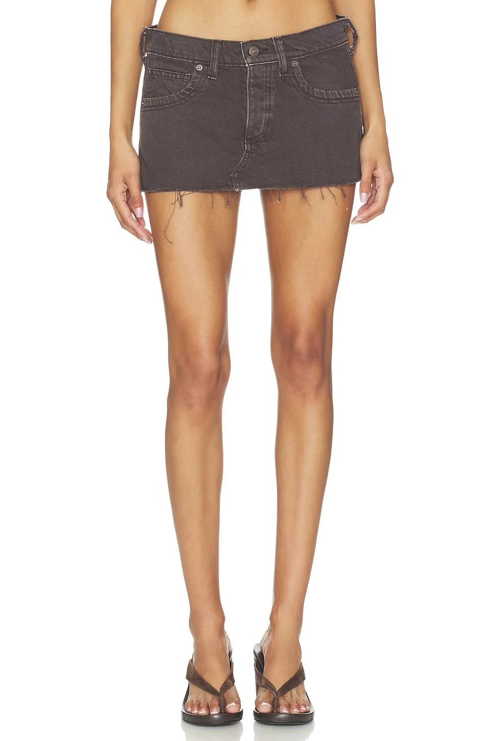 Lainey Low Rise Mini Skirt - 1