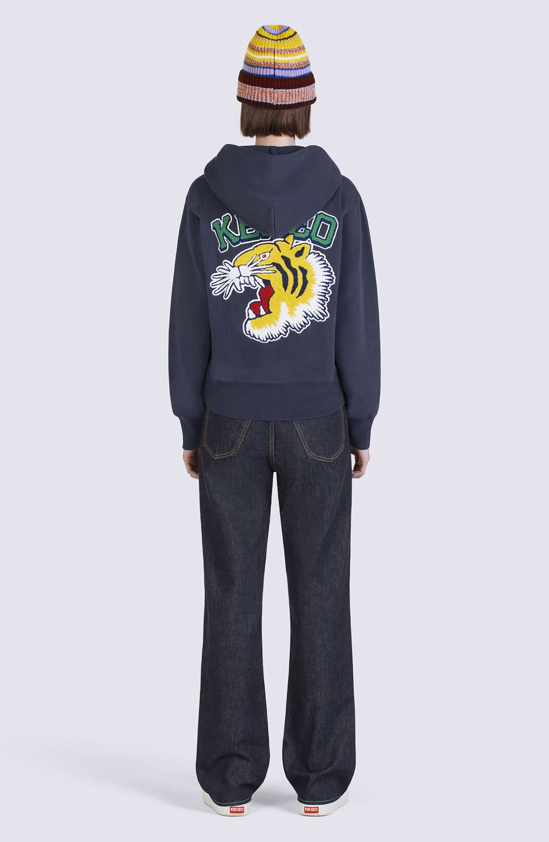 'Tiger Varsity' oversized hoodie - 3