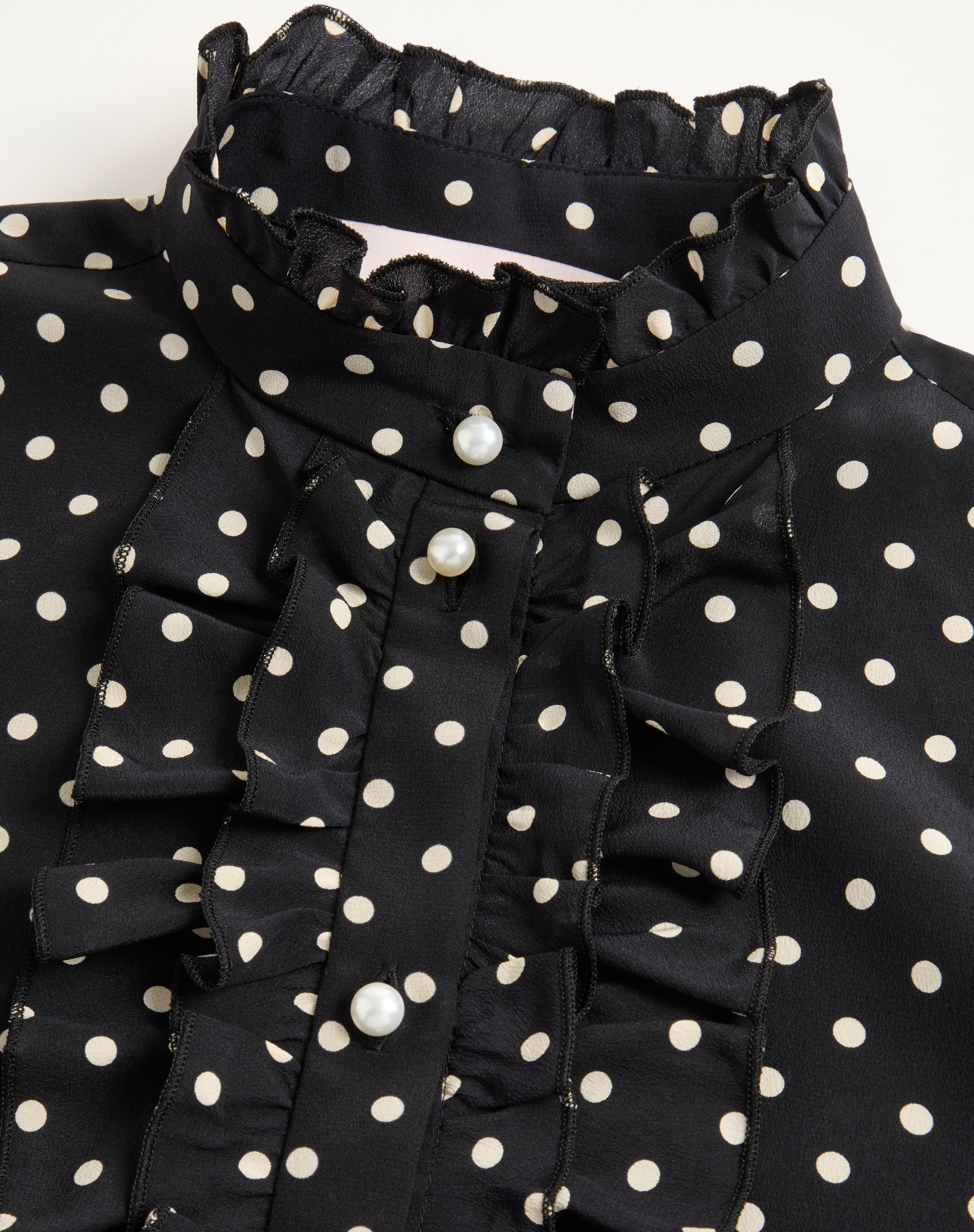 CREPE DE CHINE SHIRT WITH PLUSDEPOIS PRINT - 8