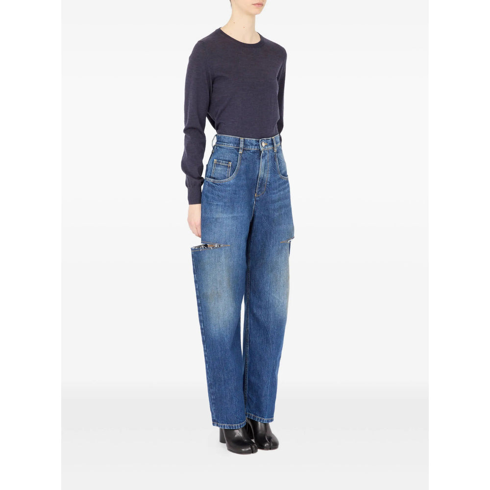Maison Margiela Blue Denim - Tapered Jeans Women - 5