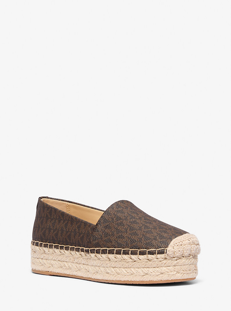 Lynn Signature Logo Platform Espadrille 1