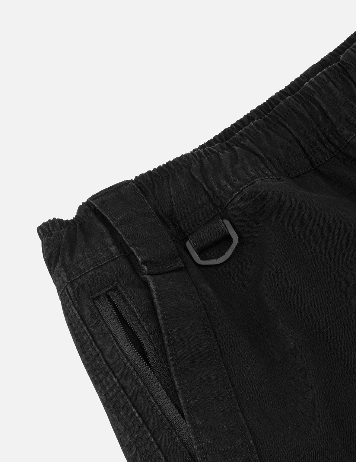Kamon and "91" Appliqué Embroidery Regular Fit Cargo Shorts - 8