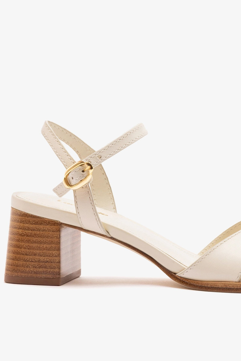 Roma Sandal Ivory Leather 4