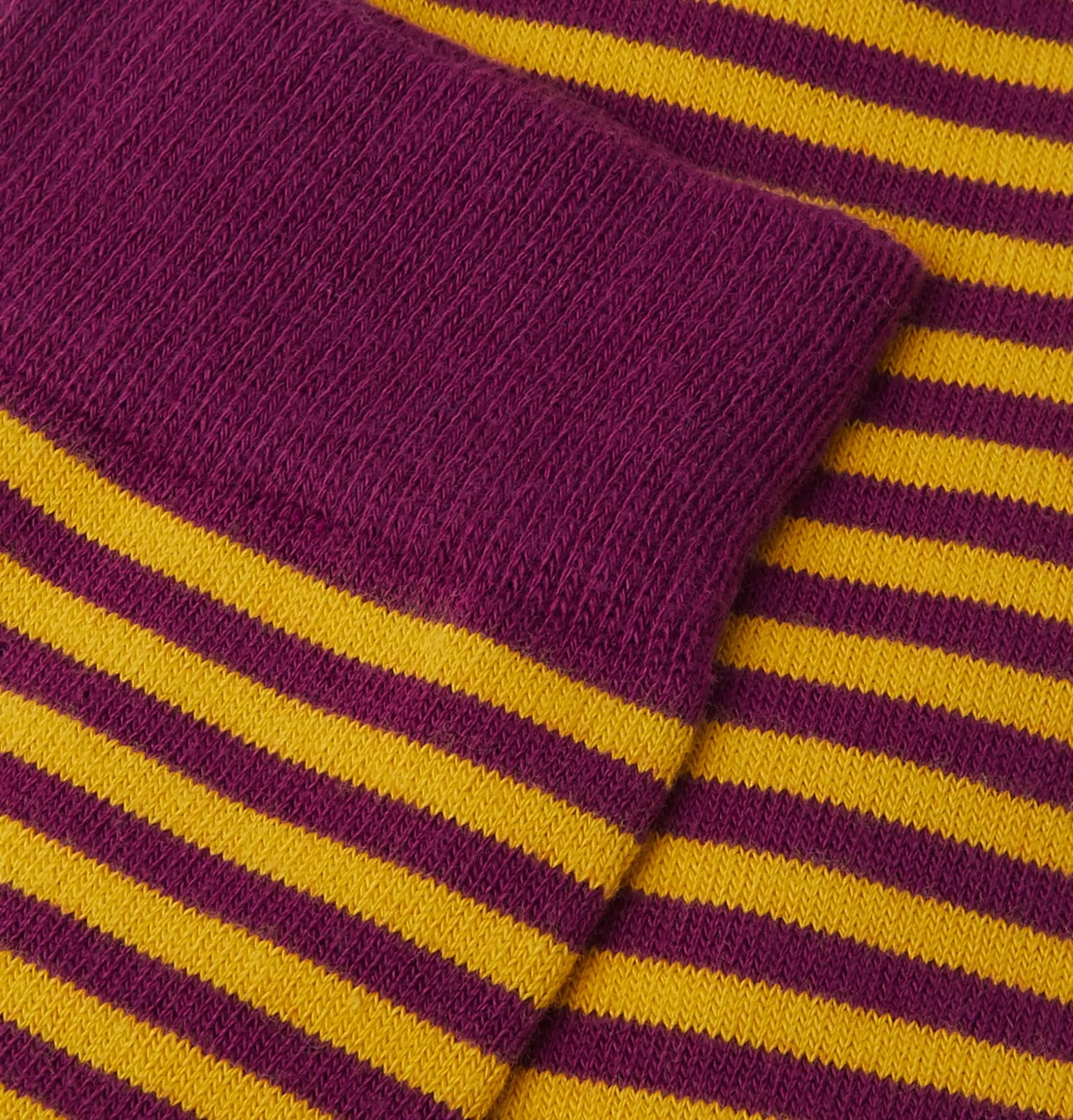 Striped Cotton-Blend Socks - 2