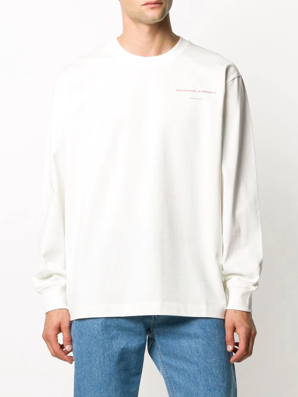 logo print sweatshirt - 3