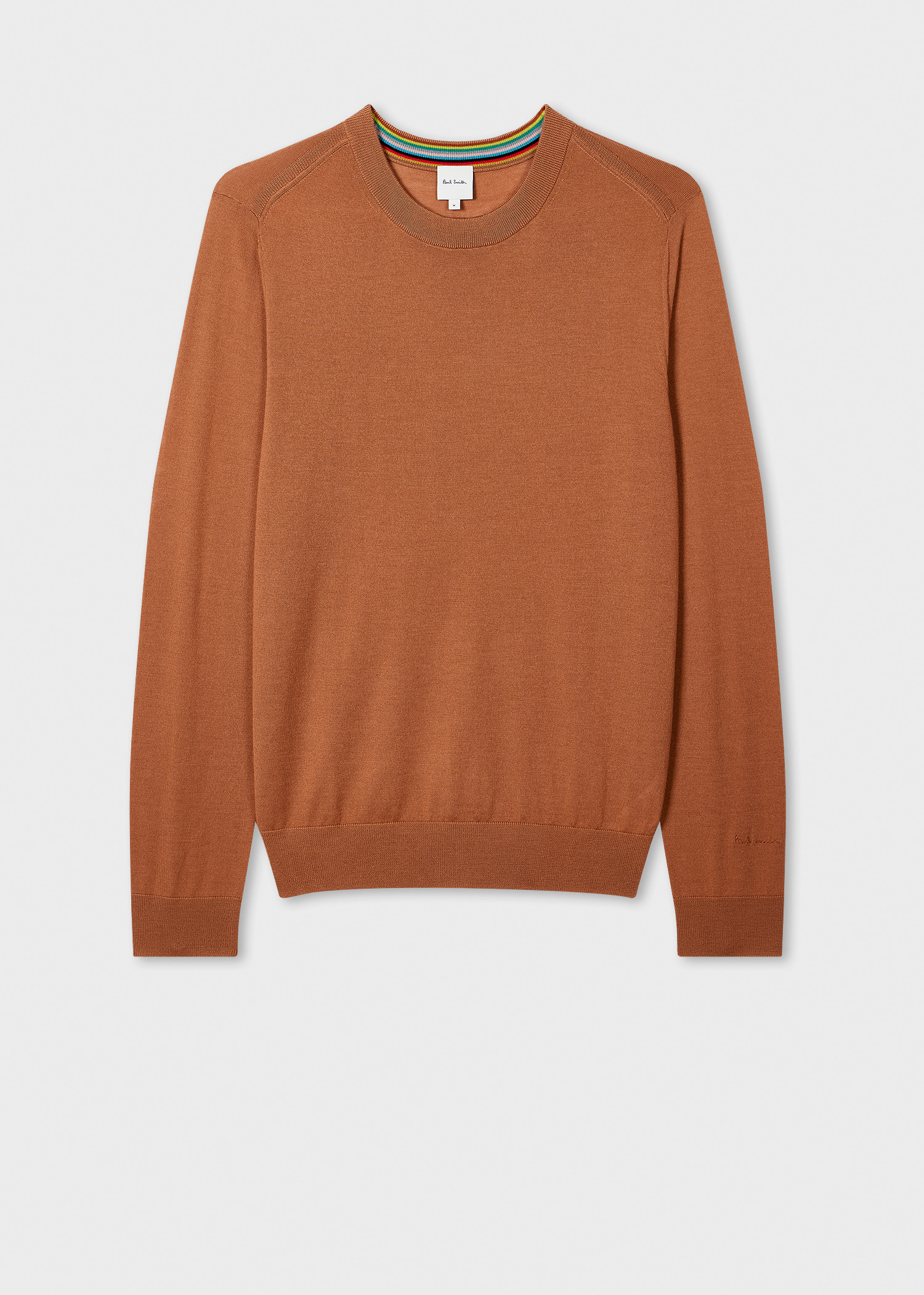 Brown Merino Wool Sweater - 1