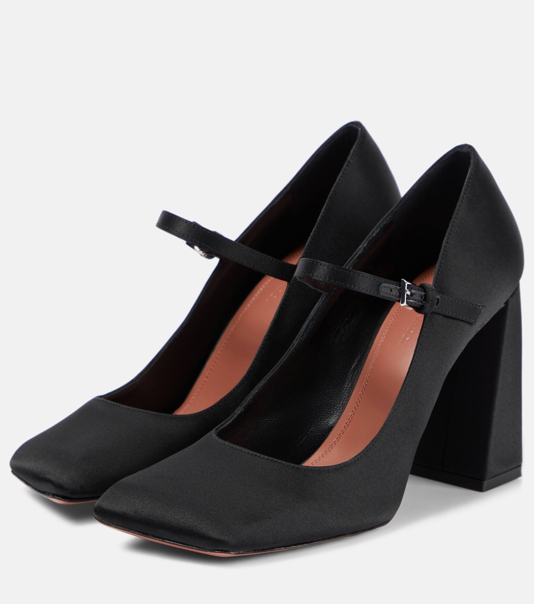 Charlotte 95 satin pumps - 5