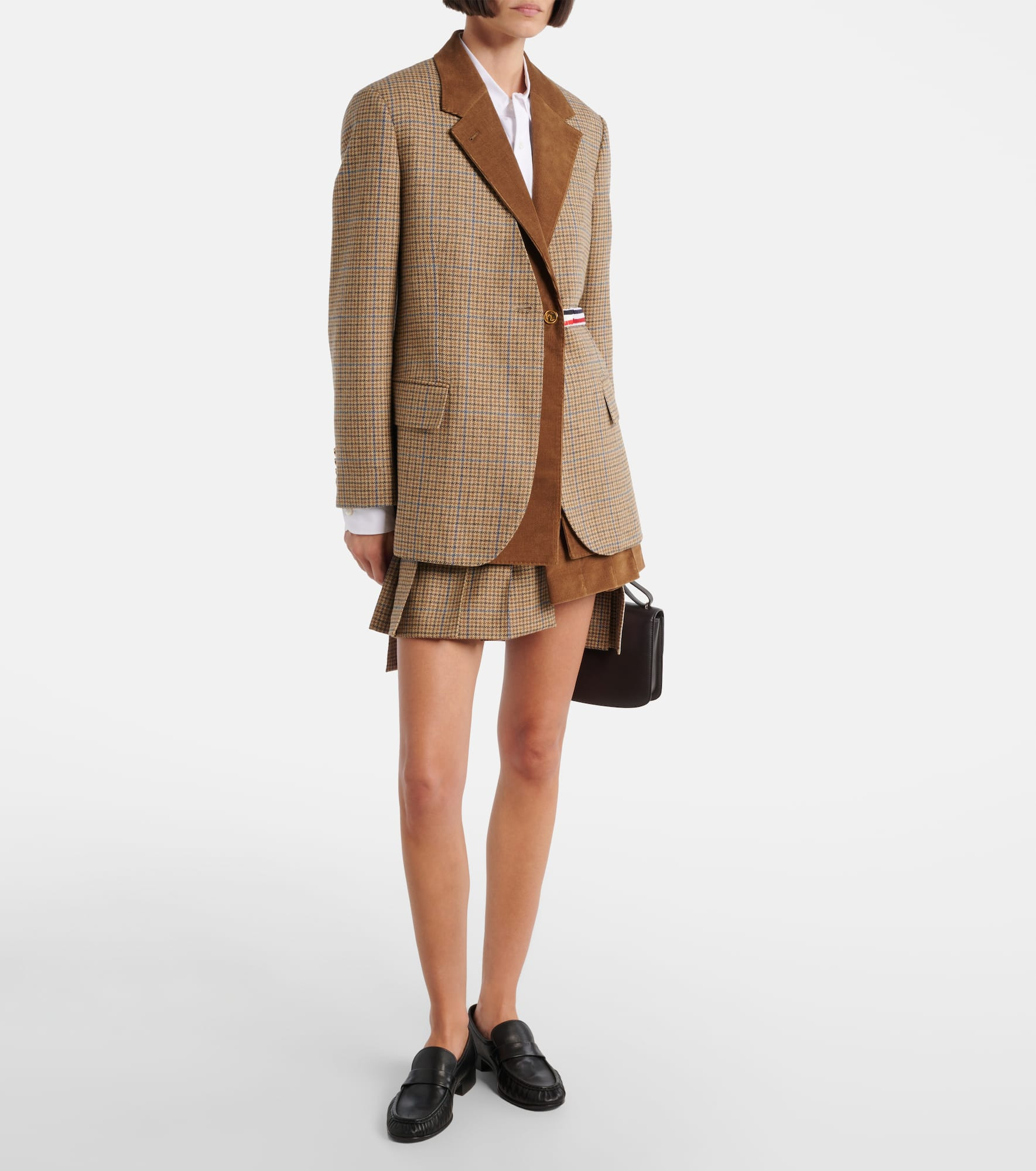 Gunclub houndstooth wool blazer - 2
