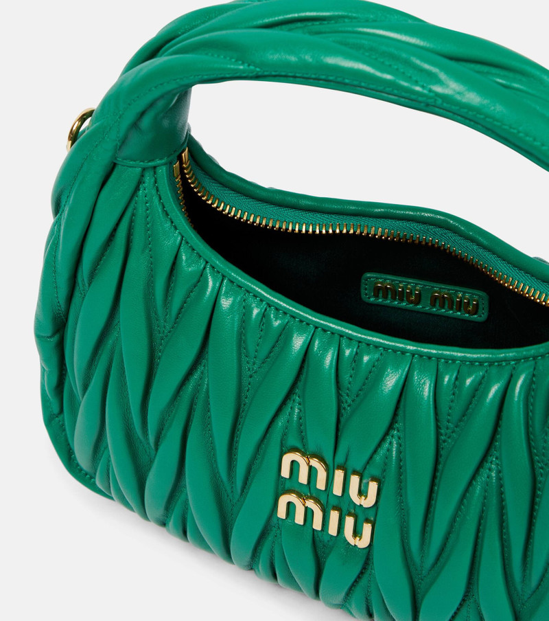 Miu Wander matelassé shoulder bag 3