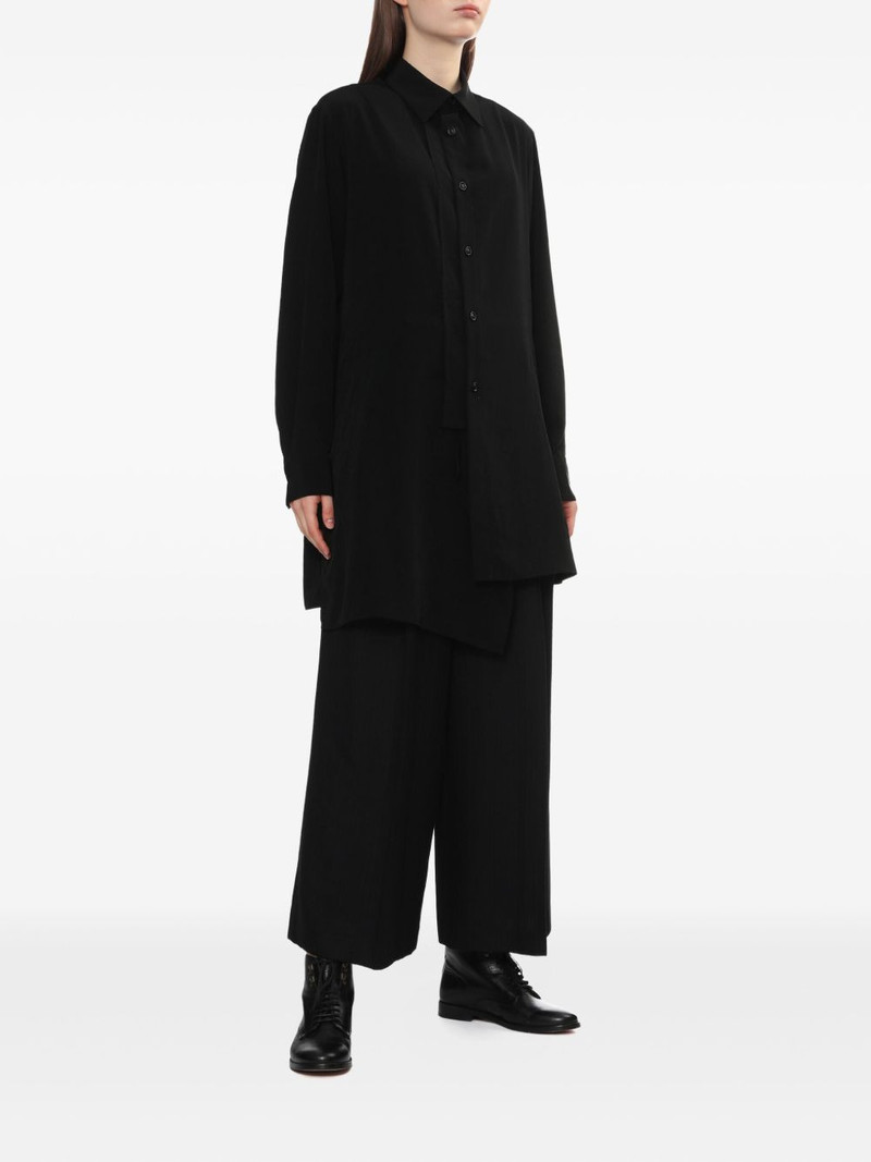 Y's asymmetric buttoned shirt outlook