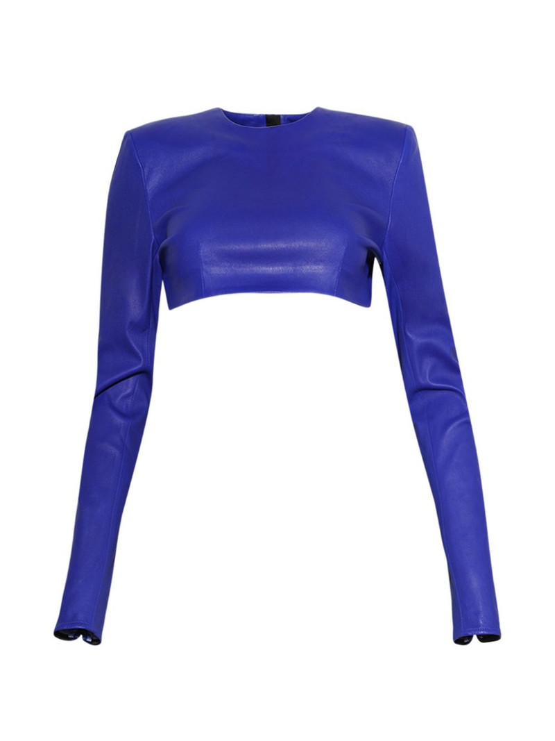 long-sleeve cropped shirt 1