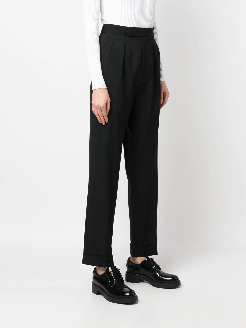 Seina pleat-detail trousers - 3