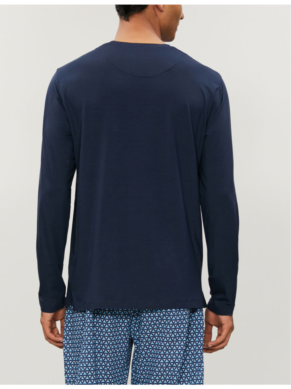 Basel long-sleeved stretch-cotton top - 4