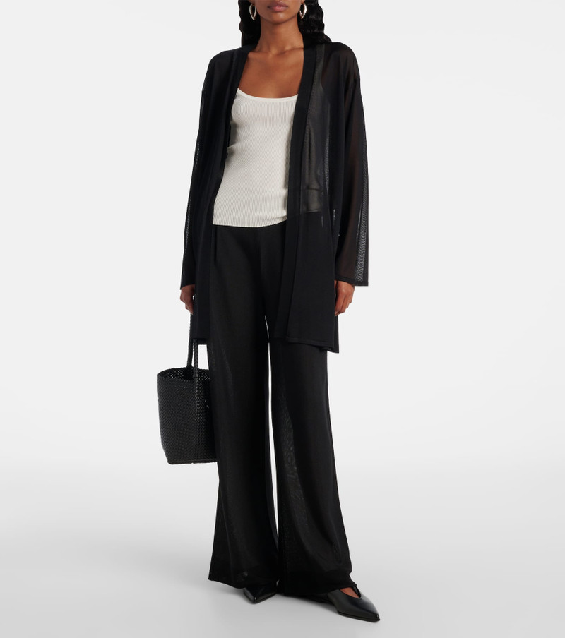 Max Mara Helier ribbed-knit cotton-blend tank top outlook