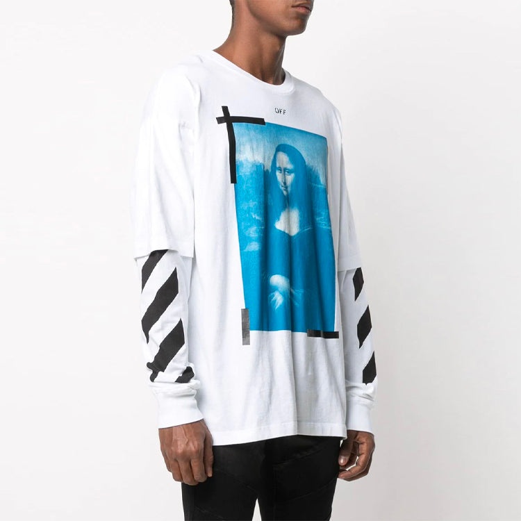 Off-White SS21 Pattern Printing Long Sleeves White OMAB022R21JER0010110 - 2