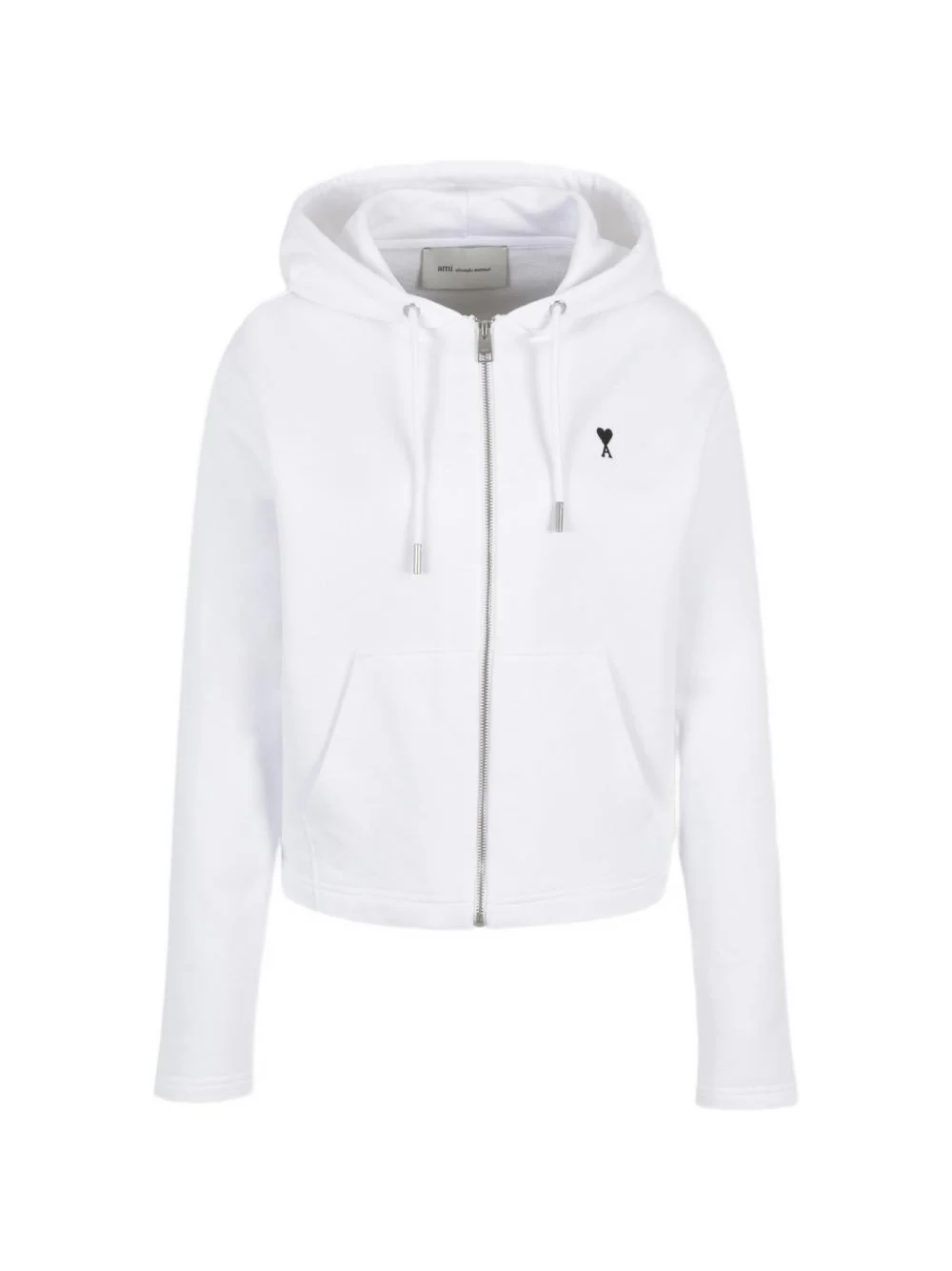 Ami de Coeur zip embroidered hoodie - 1