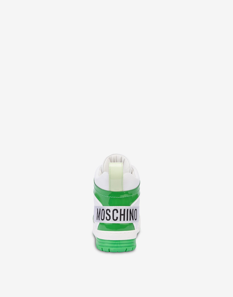 Moschino STREETBALL HIGH-TOP SNEAKERS outlook