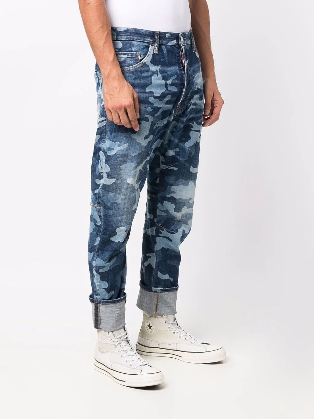 camouflage-print jeans - 3