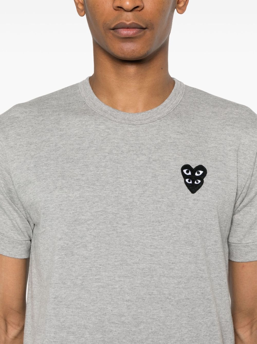 logo-appliqué cotton T-shirt - 5