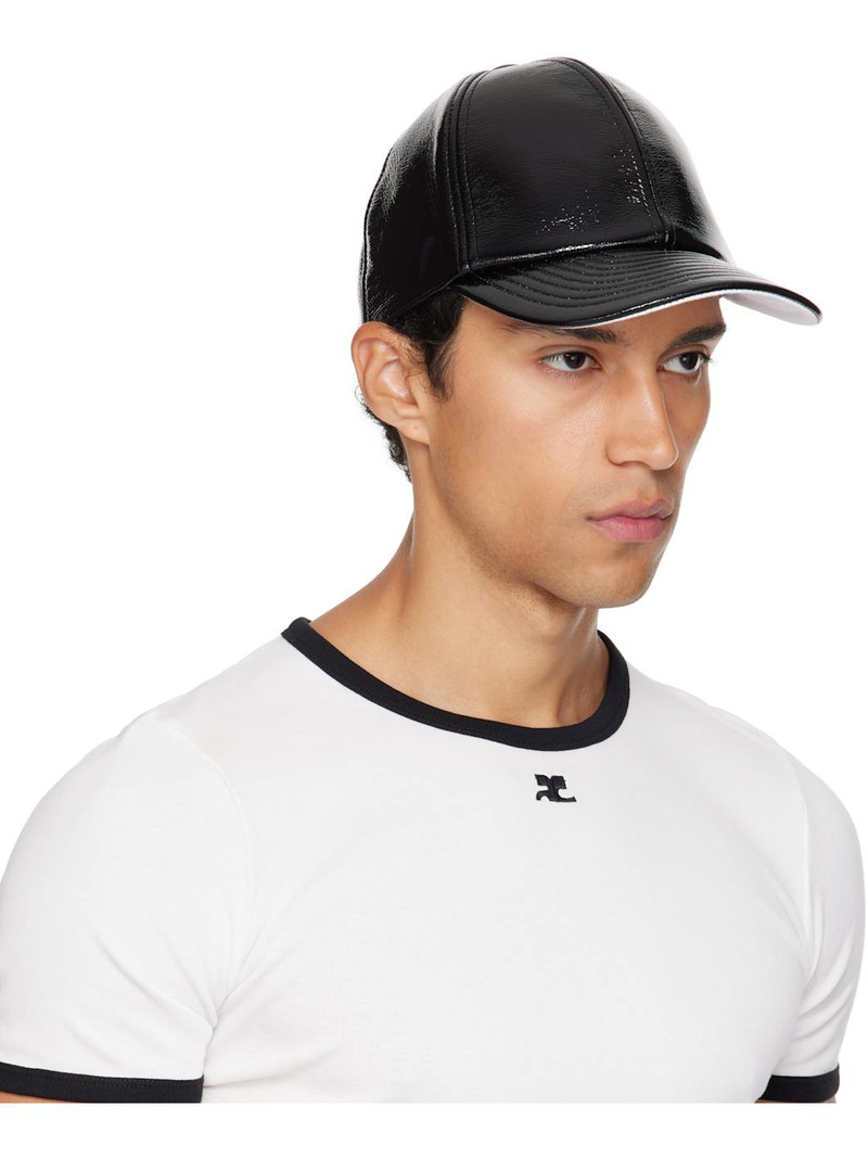 courrèges Black Reedition Vinyl Cap outlook