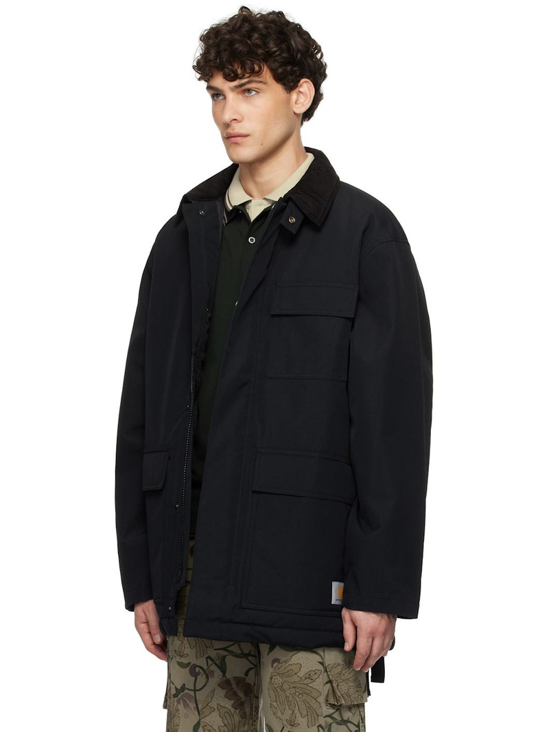 Carhartt Black Clarton Coat outlook