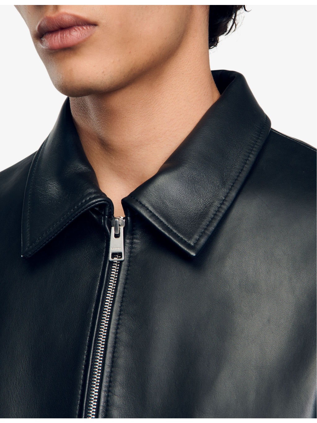 Relaxed-fit leather jacket - 5