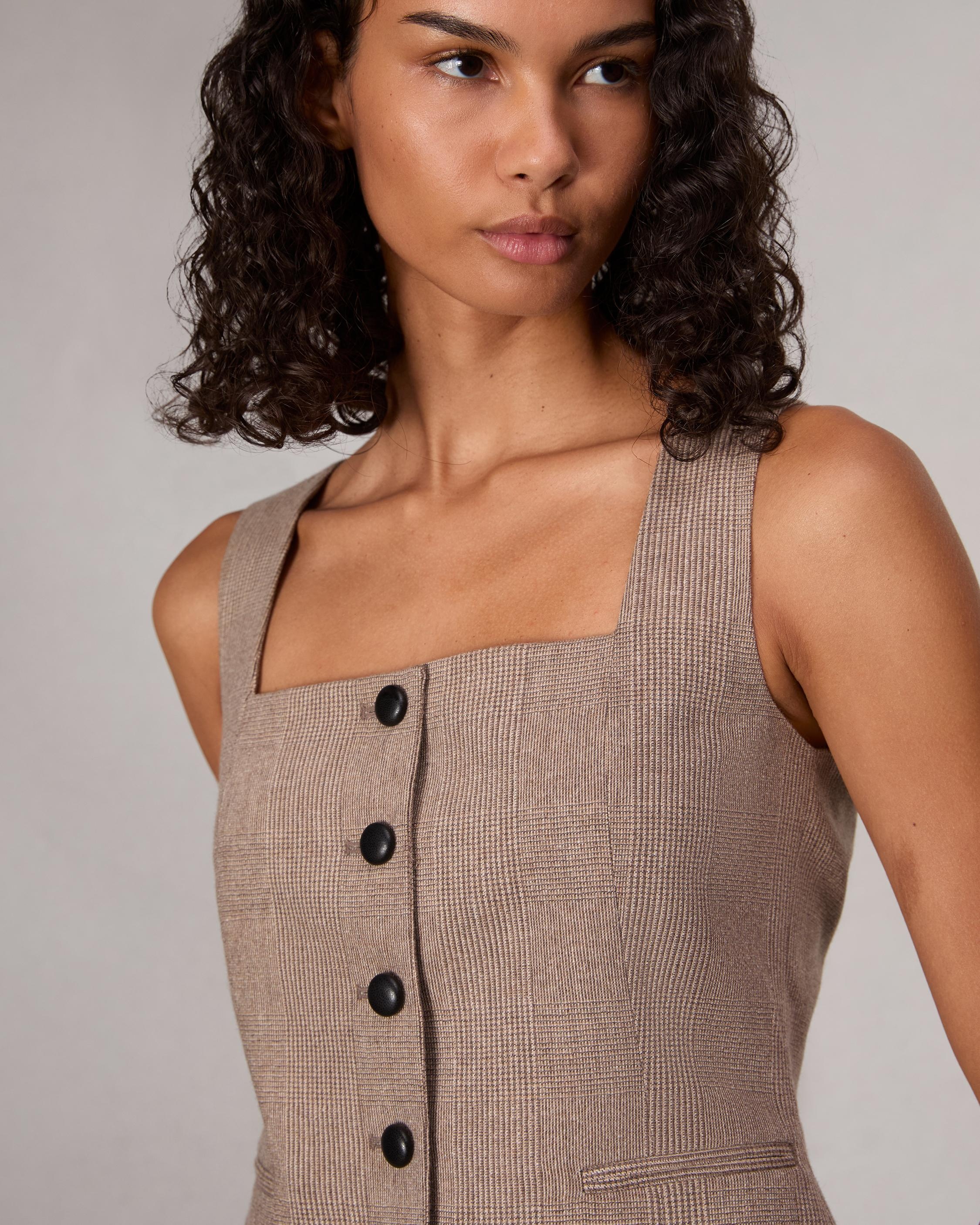 Mariana Plaid Vest - 6