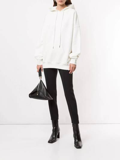 Dion Lee embroidered logo oversized hoodie outlook