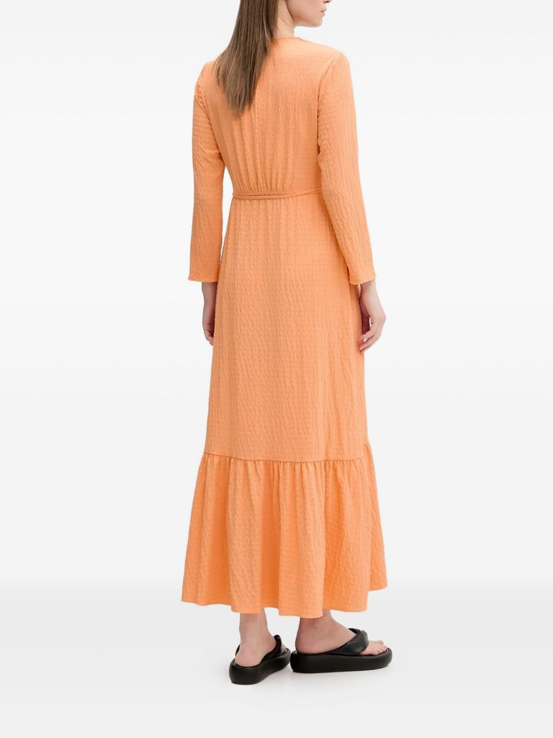 HUGO wrap midi dress outlook