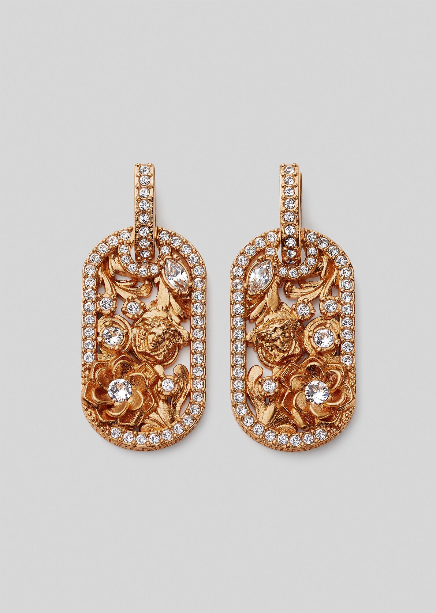 Barocco Rose Drop Earrings - 1