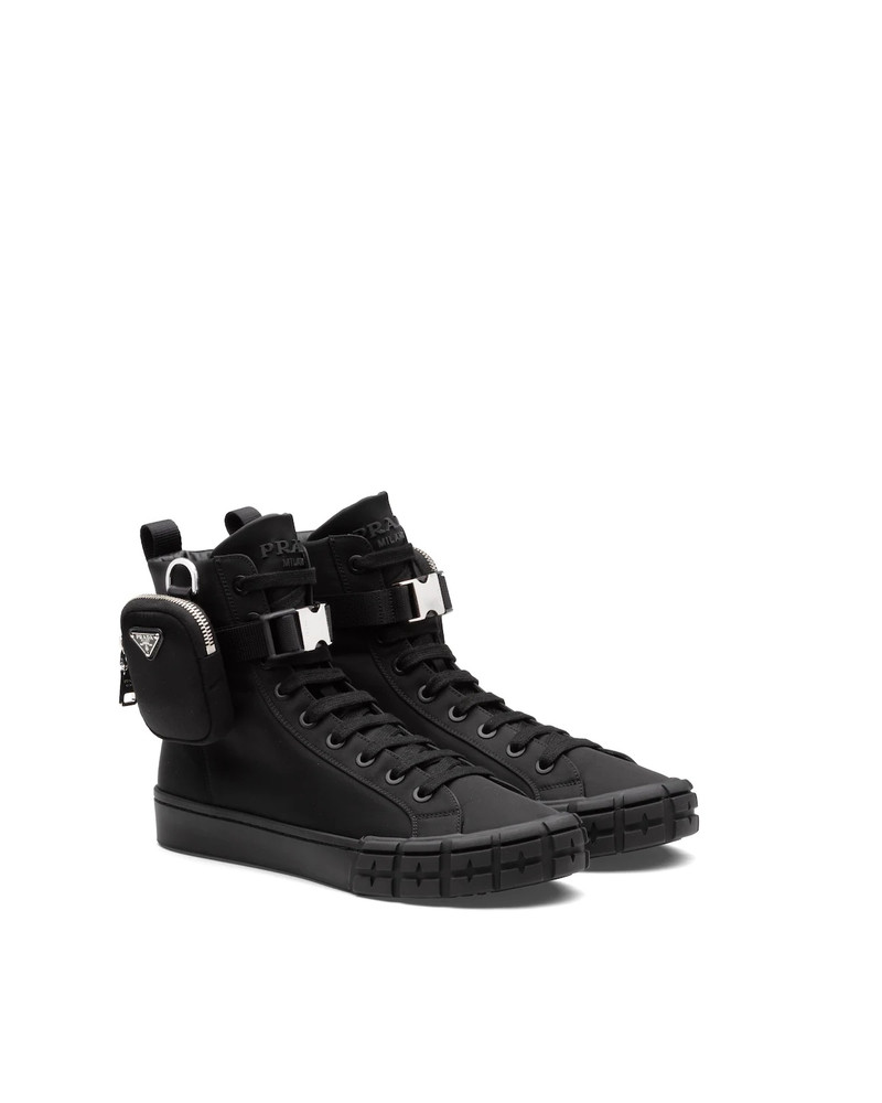Prada Prada Wheel Cassetta high-top sneakers outlook
