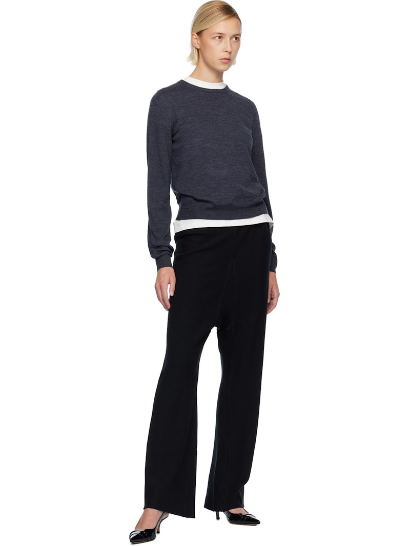 Maison Margiela Blue Wool Sweater outlook