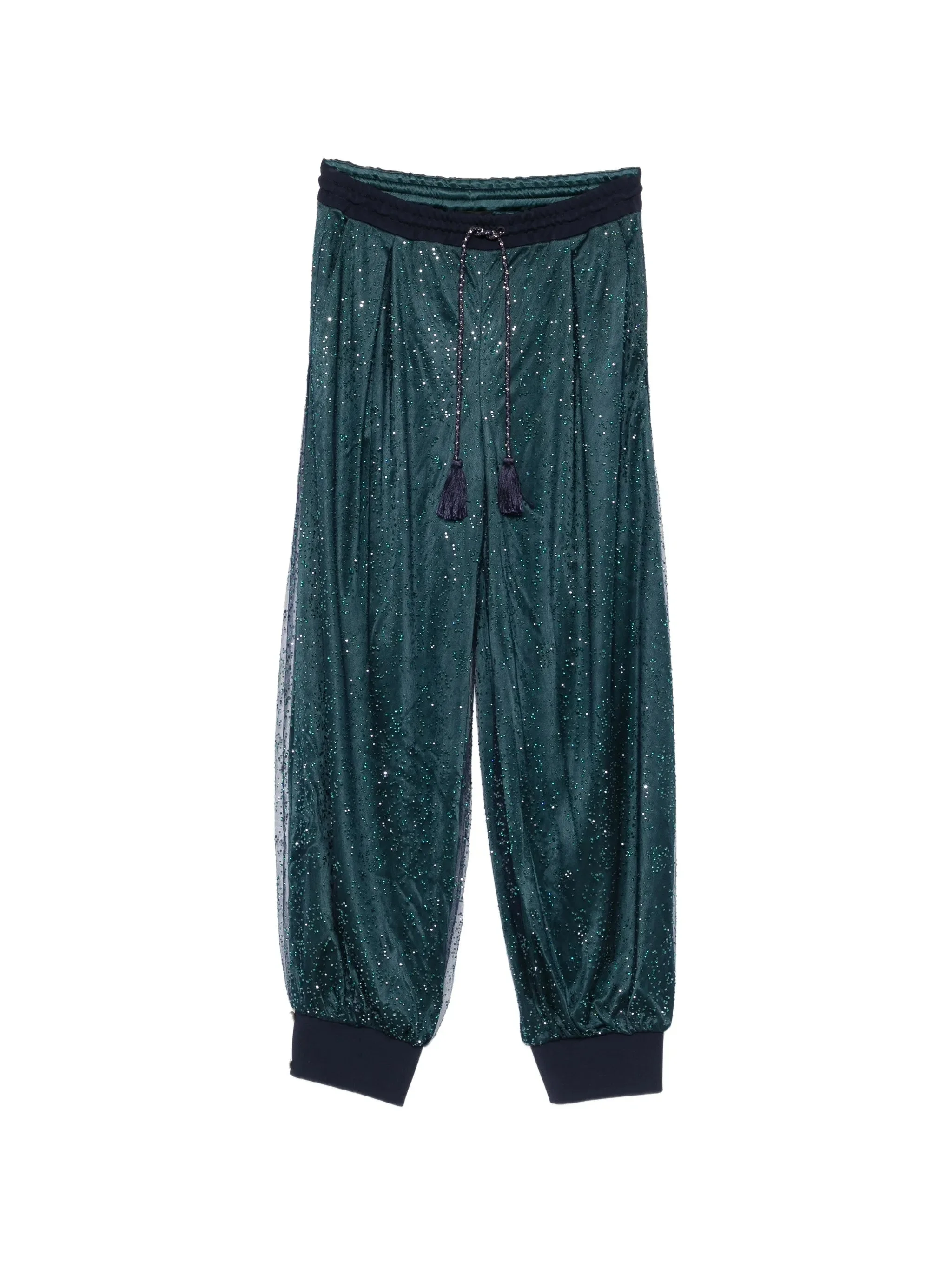 Giorgio Armani Tassel Drawstring Trousers - 1