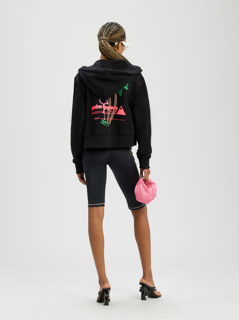 Palm Angels Palm Angels Ski Club Zip Fitted Hoodie outlook