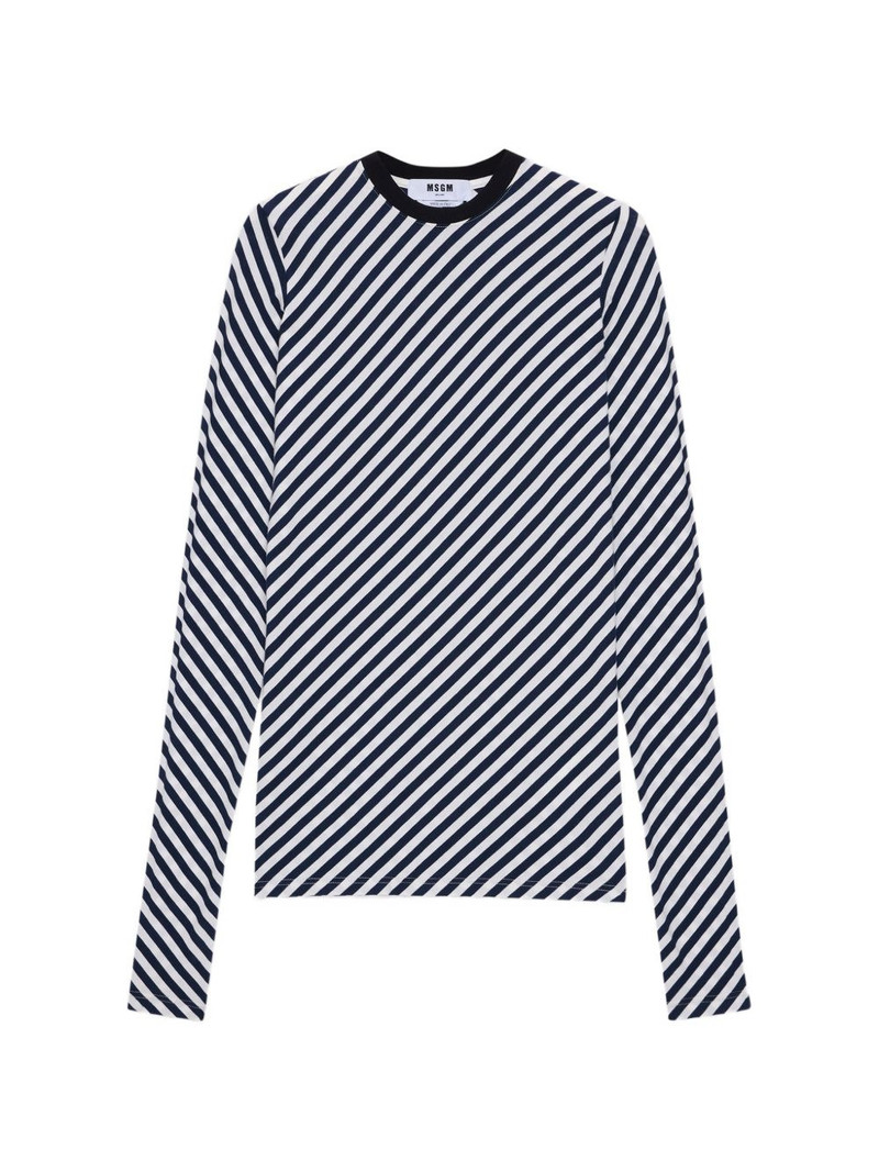 striped long sleeved top 1