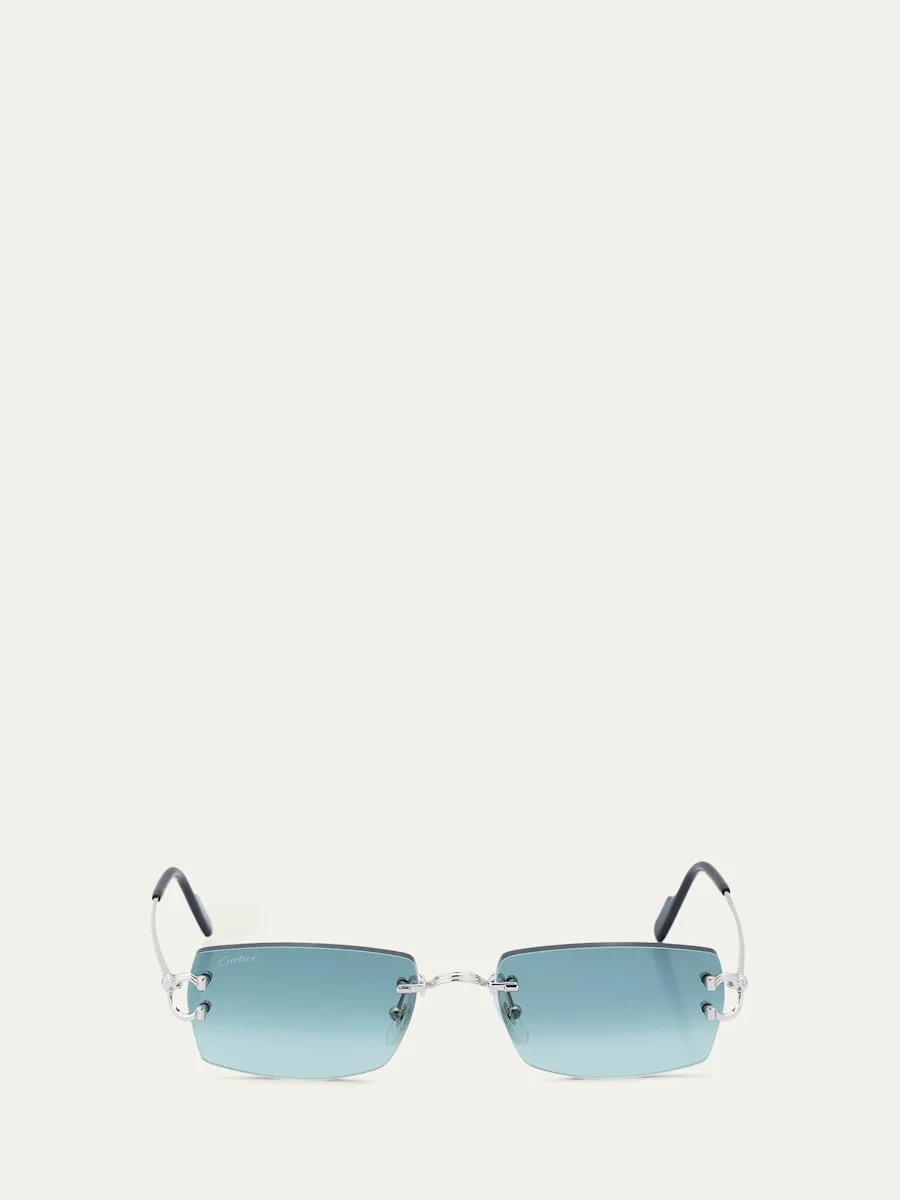 Men's CT0550S Metal Rectangle Sunglasses - 1