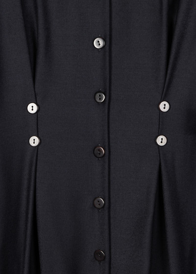 Paul Smith Navy Cashmere-Blend Shirt Dress outlook