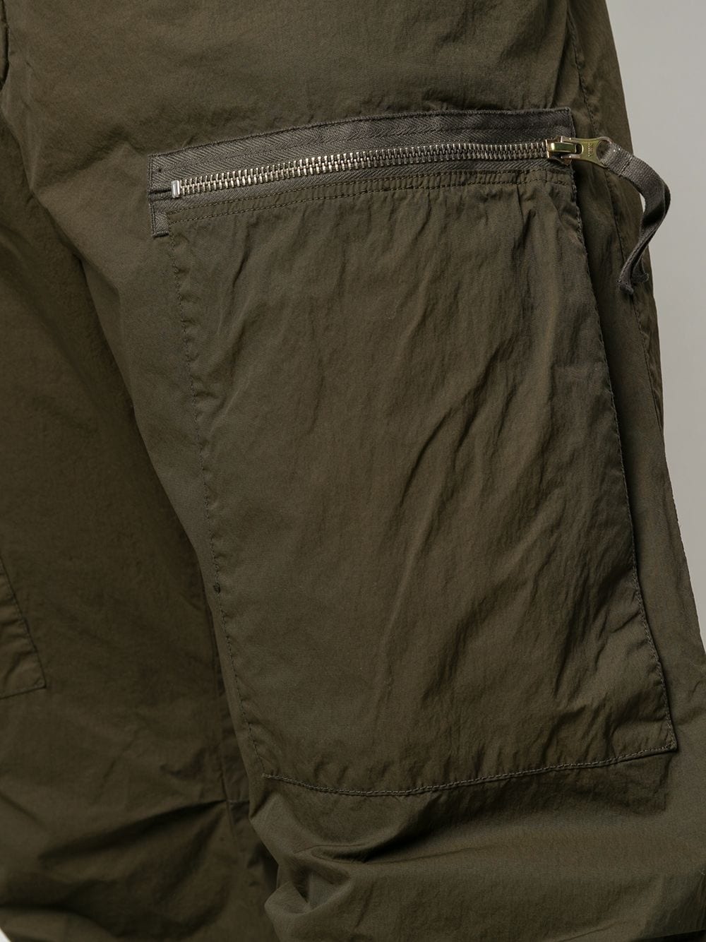 drawstring ankle cargo pants - 5