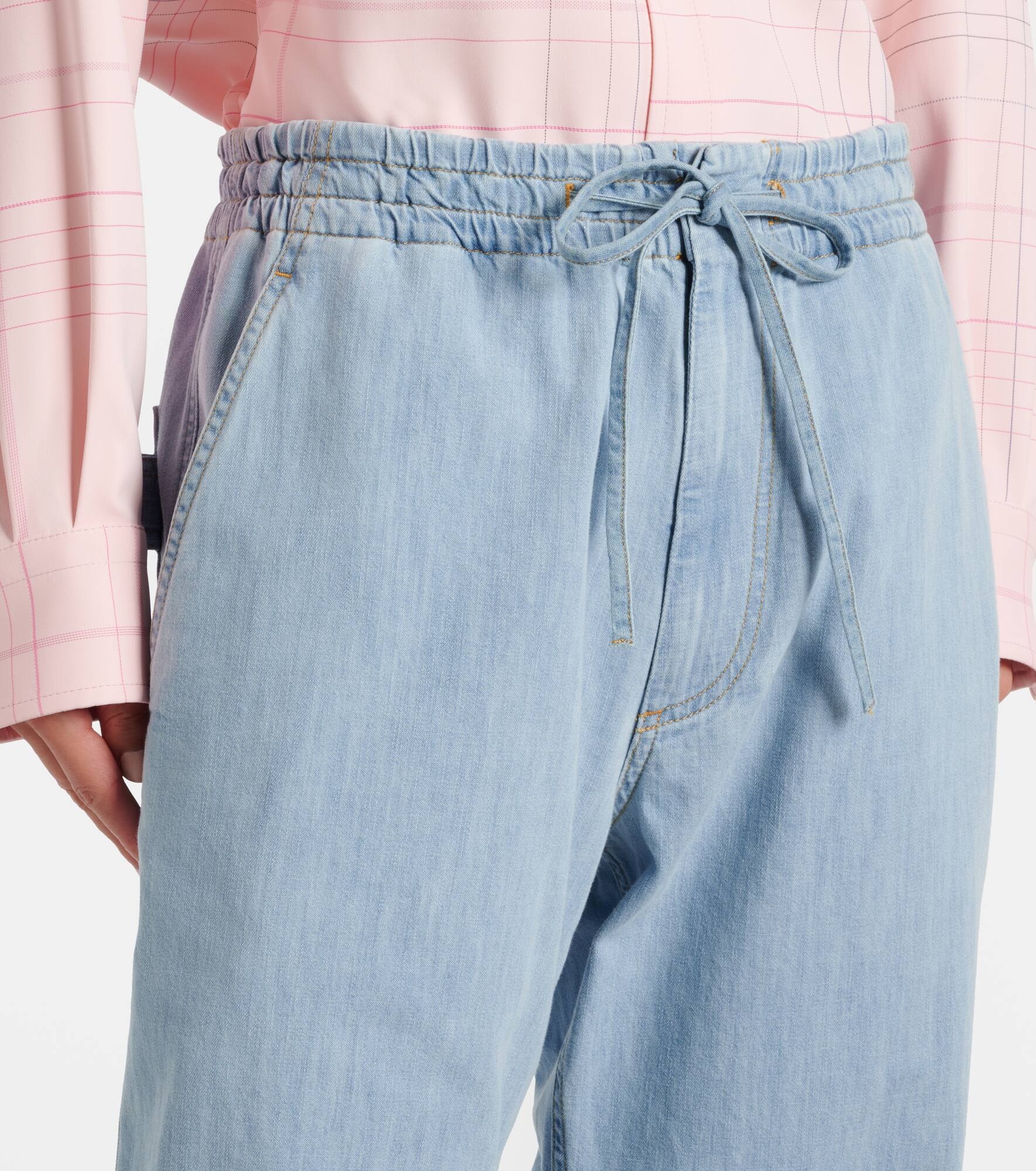 High-rise wide-leg jeans - 4