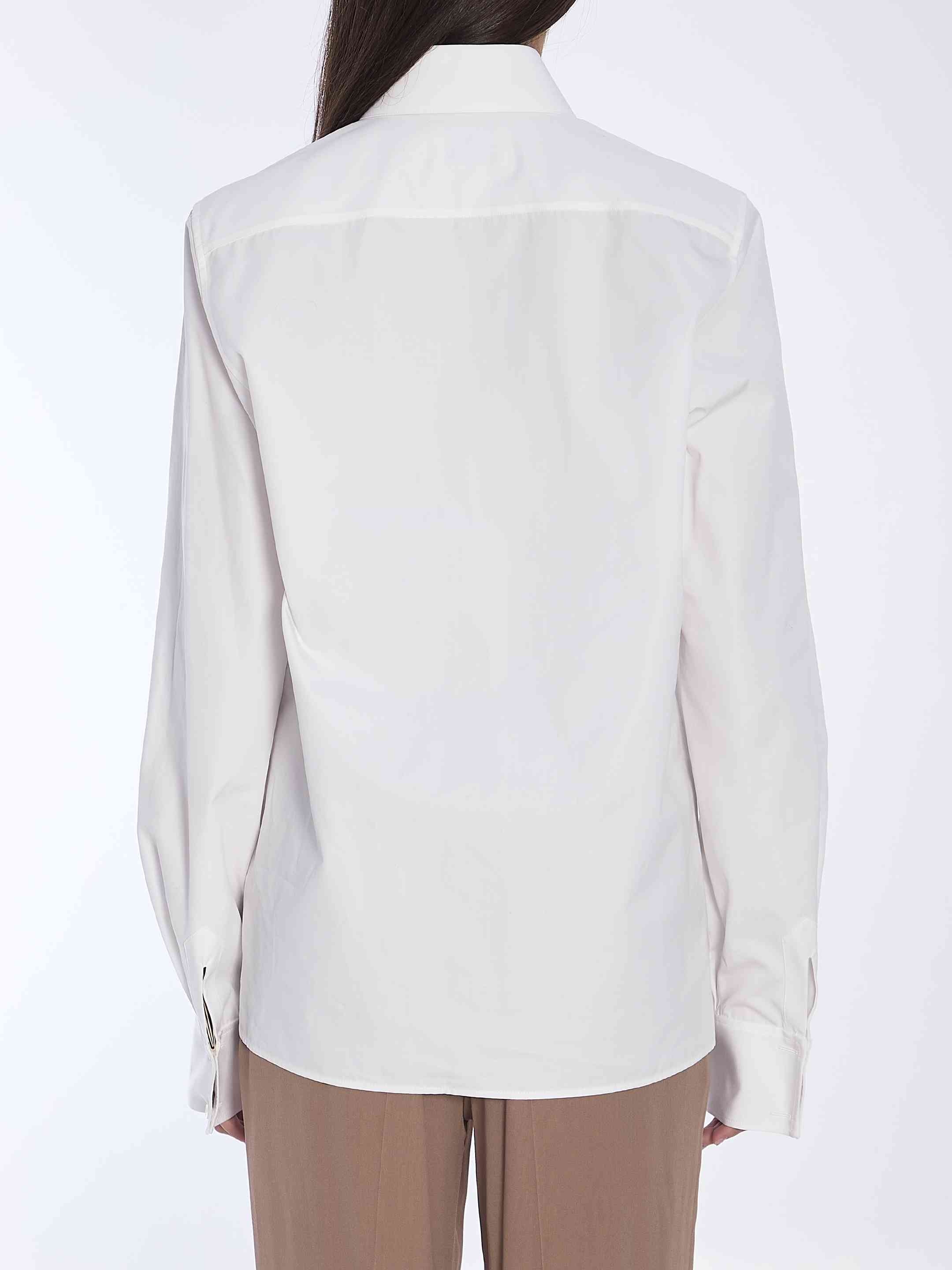 Saint Laurent Women Cotton Poplin Shirt - 4