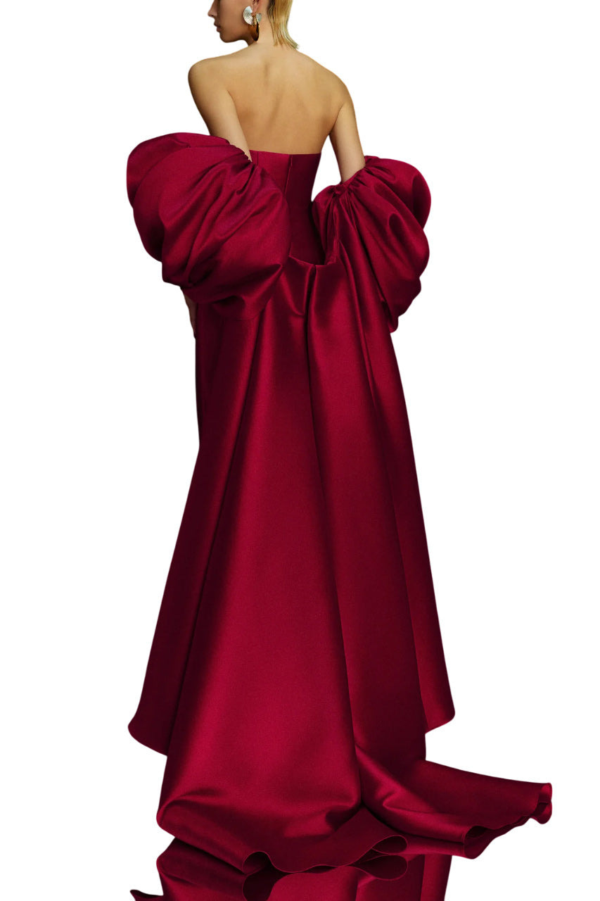 LEA PUFF-SLEEVED MAXI DRESS - 3